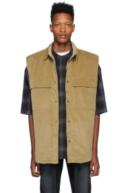 Fear of God - Veste en velours côtelé brun clair
