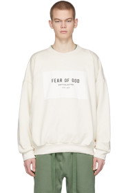 Fear of God - オフホワイト Sixth Collection パッチ ロゴ スウェットシャツ