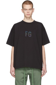Fear of God - ブラック FG T シャツ