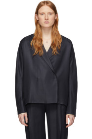 Victoria Victoria Beckham - Navy Viscose Blazer