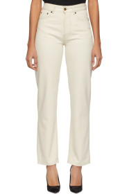 Victoria Victoria Beckham - Off-White Arizona Jeans