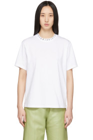 Victoria Victoria Beckham - T-shirt à logo blanc