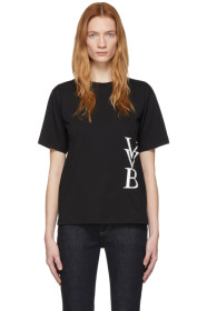 Victoria Victoria Beckham - T-shirt à logo noir