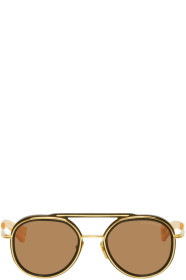 Dita - Gold & Black Spacecraft Sunglasses