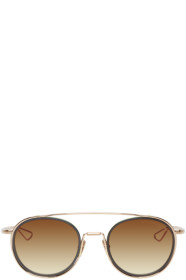 Dita - Gold & Black System-Two Sunglasses