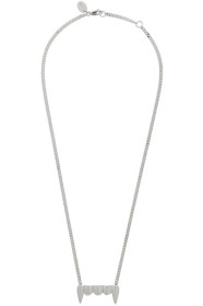 Perks and Mini - Silver Fangs Necklace