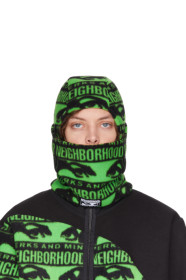 Perks and Mini - Black & Green Neighborhood Edition Balaclava