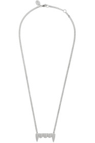 Perks and Mini - Silver Fangs Necklace