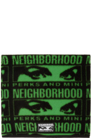 Perks and Mini - Black & Green Neighborhood Edition Fleece Scarf
