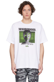 Perks and Mini - 白色 Neighborhood 联名 T 恤