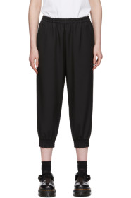 Tricot Comme des Garçons - Black Twill Elasticized Trousers