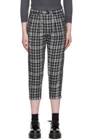 Tricot Comme des Garçons - Black & Grey Check Trousers