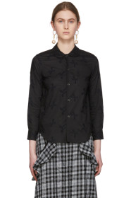 Tricot Comme des Garçons - Black Ribbon Pattern Shirt