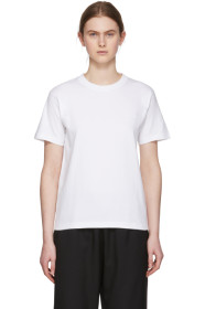 Tricot Comme des Garçons - White Logo T-Shirt