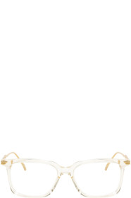 Bottega Veneta - Transparent Square Glasses