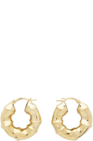 Bottega Veneta - Gold Sterling Earrings