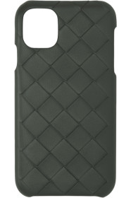 Bottega Veneta - グレー イントレチャート iPhone XR フォン ケース