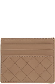 Bottega Veneta - ベージュ イントレチャート カード ホルダー