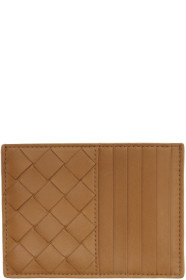 Bottega Veneta - 黄褐色 Intrecciato Multi 卡包