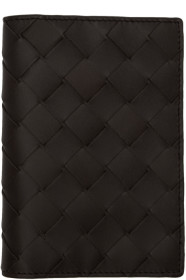 Bottega Veneta - ブラウン イントレチャート パスポート ホルダー