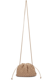 Bottega Veneta - Beige Intrecciato Small 'The Pouch' Clutch
