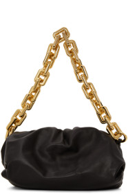 Bottega Veneta - Black 'The Chain Pouch' Clutch