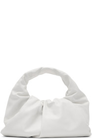 Bottega Veneta - White Small Shoulder Pouch Bag