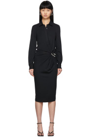 Bottega Veneta - Black Draped Dress