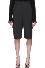 Bottega Veneta - Black Cargo Shorts