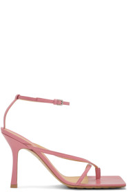Bottega Veneta - Pink Stretch Sandals