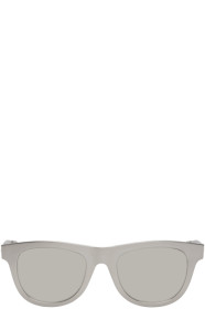 Bottega Veneta - Silver Aluminum Sunglasses