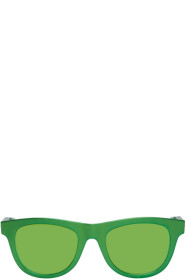 Bottega Veneta - Green Aluminum Sunglasses