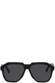Bottega Veneta - Black Aviator Sunglasses