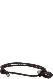 Bottega Veneta - Bracelet tressé brun