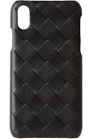 Bottega Veneta - Étui pour iPhone XS noir Intrecciato