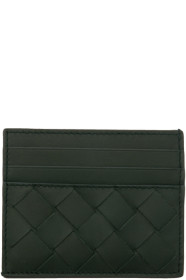 Bottega Veneta - グリーン イントレチャート カード ホルダー