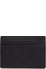 Bottega Veneta - ネイビー イントレチャート クラシック カード ホルダー