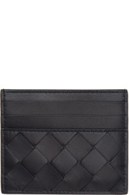 Bottega Veneta - ネイビー イントレチャート カード ホルダー
