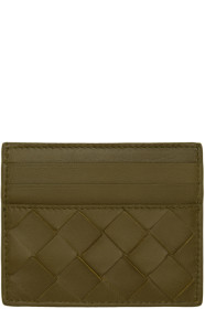 Bottega Veneta - カーキ イントレチャート カード ホルダー