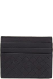 Bottega Veneta - ネイビー イントレチャート カード ホルダー
