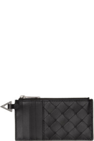 Bottega Veneta - Black Intrecciato Coin Purse