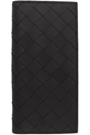 Bottega Veneta - ブラック イントレチャート コンチネンタル ウォレット