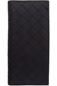 Bottega Veneta - ネイビー イントレチャート コンチネンタル ウォレット