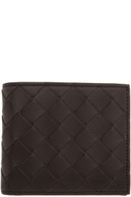 Bottega Veneta - ブラウン イントレチャート クラシック ウォレット