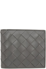 Bottega Veneta - グレー イントレチャート クラシック ウォレット