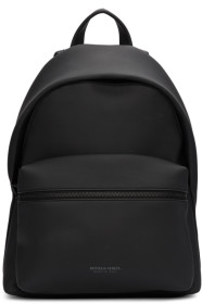 Bottega Veneta - Black Matte Medium Backpack