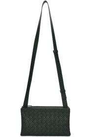 Bottega Veneta - Green Intrecciato Messenger Bag