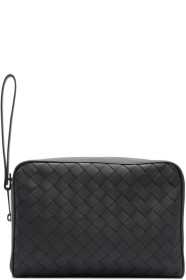 Bottega Veneta - Black Intrecciato Pouch