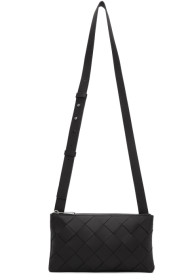 Bottega Veneta - Sac-ceinture noir Intrecciato Case