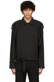 Bottega Veneta - Blouson enduit gris